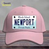 New Port Rhode Island State Novelty License Plate Hat Cotton / Pink