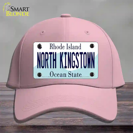 North Kingstown Rhode Island State Novelty License Plate Hat Cotton / Pink