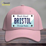 Bristol Rhode Island State Novelty License Plate Hat Cotton / Pink