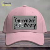 Surrender The Booty Novelty License Plate Hat Cotton / Pink