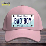 Bad Boy Rhode Island State Novelty License Plate Hat Cotton / Pink