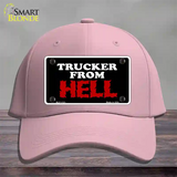 Mesh From Hell Novelty License Plate Hat Cotton / Pink