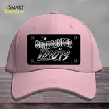 Im Surrounded By Idiots Novelty License Plate Hat Cotton / Pink