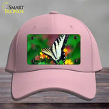 Butterfly Black and White Novelty License Plate Hat Cotton / Pink