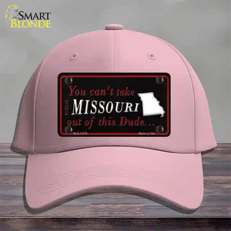 Missouri Dude Novelty License Plate Hat Cotton / Pink