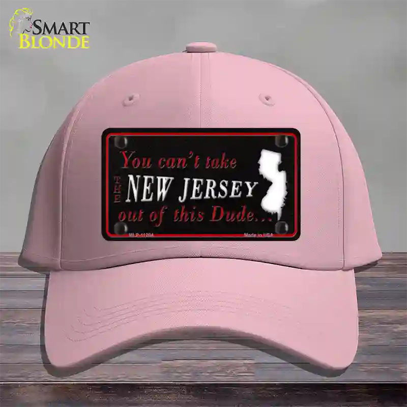 New Jersey Dude Novelty License Plate Hat Cotton / Pink