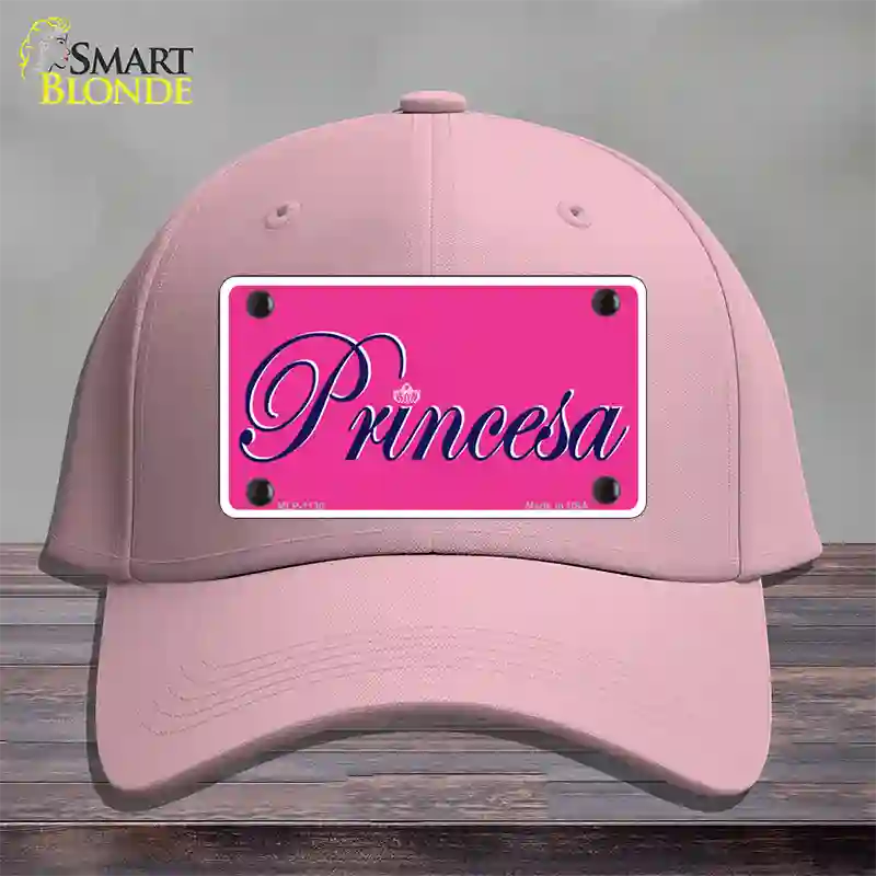 Princesa Novelty License Plate Hat Cotton / Pink