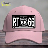 Get There 1st Class Novelty License Plate Hat Cotton / Pink