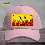 Smiley Flame Novelty License Plate Hat Cotton / Pink