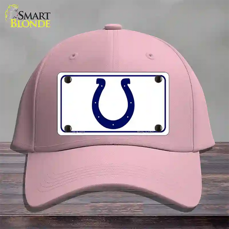 Horseshoe Novelty License Plate Hat Cotton / Pink