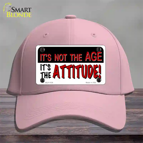 Not Age It Is Attitude Novelty License Plate Hat Cotton / Pink