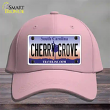 Cherry Grove South Carolina Novelty License Plate Hat Cotton / Pink