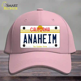 Anaheim California Novelty License Plate Hat Cotton / Pink