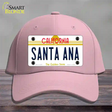 Santa Ana California Novelty License Plate Hat Cotton / Pink