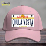 Chula Vista California Novelty License Plate Hat Cotton / Pink