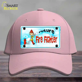 Future Fire Fighter Novelty License Plate Hat Cotton / Pink