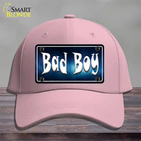 Bad Boy Novelty License Plate Hat Cotton / Pink