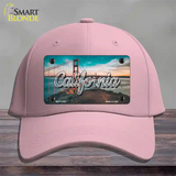 California Golden Gate Bridge State Novelty License Plate Hat Cotton / Pink