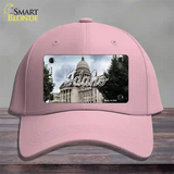 Idaho Capital Building State Novelty License Plate Hat Cotton / Pink