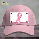 Breast Cancer Ribbon Novelty License Plate Hat Cotton / Pink