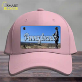 Pennsylvania Gettysburg Statue State Novelty License Plate Hat Cotton / Pink