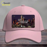 Texas City Lights Novelty License Plate Hat Cotton / Pink