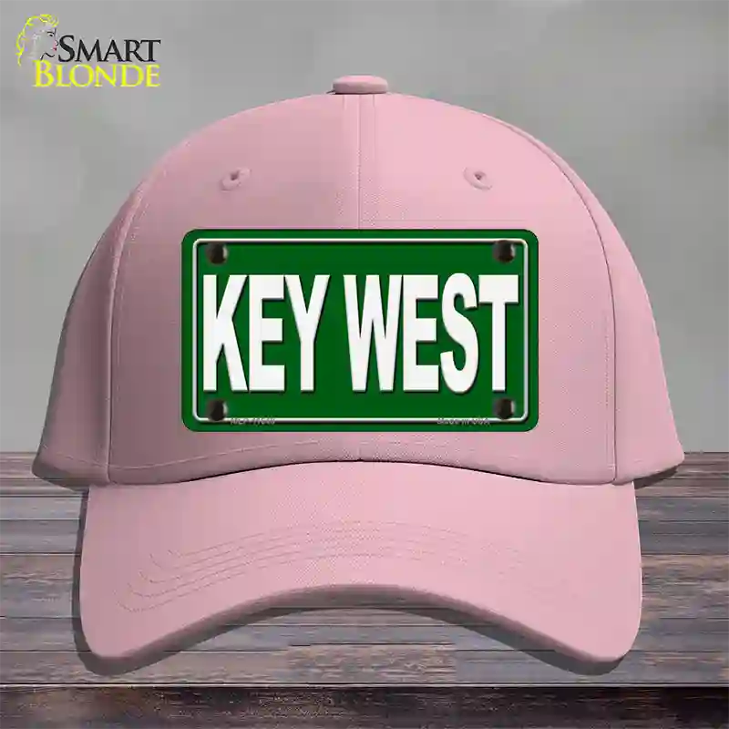 Key West Novelty License Plate Hat Cotton / Pink