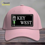 Key West Highway Sign Novelty License Plate Hat Cotton / Pink