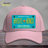 Arroyo Hondo Teal New Mexico Novelty License Plate Hat Cotton / Pink