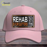 Rehab Is For Quitters Novelty License Plate Hat Cotton / Pink