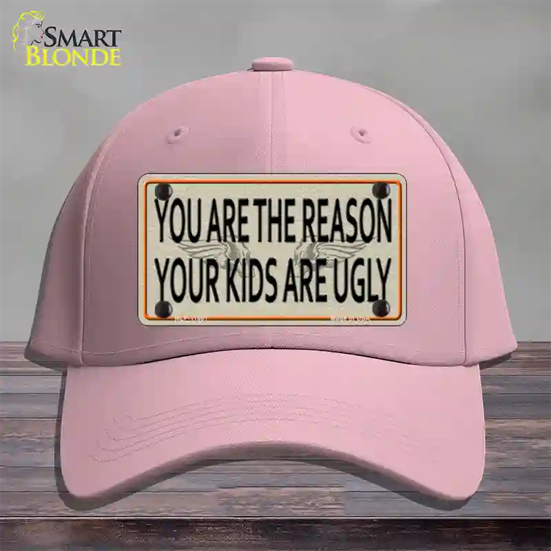 You Are The Reason Novelty License Plate Hat Cotton / Pink