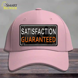 Satisfaction Guaranteed Novelty License Plate Hat Cotton / Pink