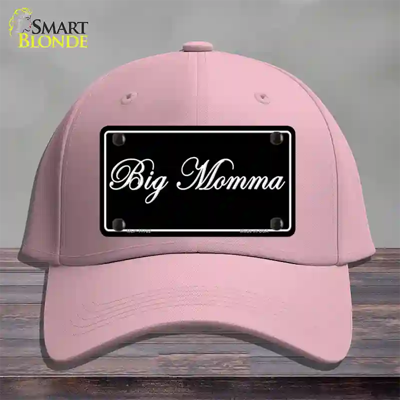 Big Momma Novelty License Plate Hat Cotton / Pink