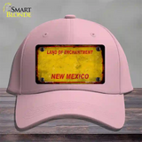 New Mexico Rusty Blank Novelty License Plate Hat Cotton / Pink