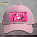 Baseball Mom Novelty License Plate Hat Cotton / Pink