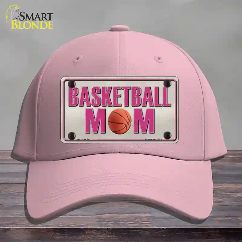 Basketball Mom Novelty License Plate Hat Cotton / Pink