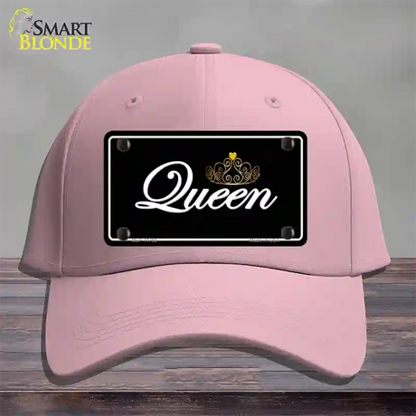 Queen Novelty License Plate Hat Cotton / Pink