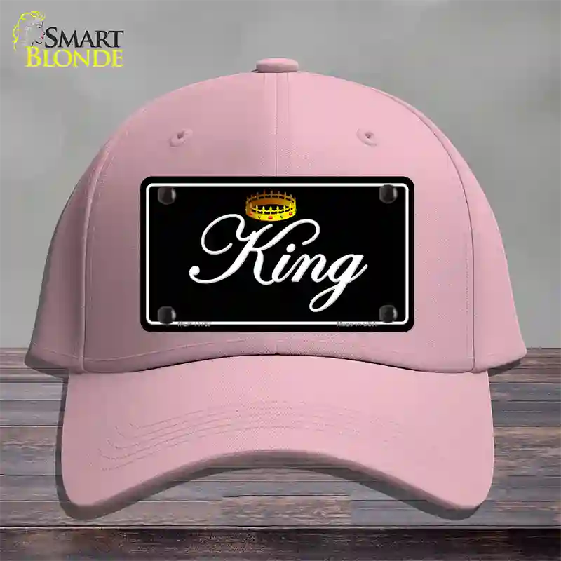 King Novelty License Plate Hat Cotton / Pink