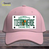 Tierra Verde Florida Novelty License Plate Hat Cotton / Pink