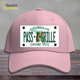 Pass A Grille Florida Novelty License Plate Hat Cotton / Pink