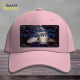 They Call Me Catfish Novelty License Plate Hat Cotton / Pink