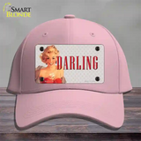 Darling Vintage Pinup Novelty License Plate Hat Cotton / Pink