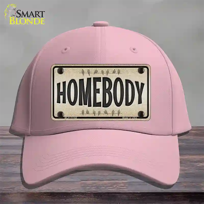 Homebody Novelty License Plate Hat Cotton / Pink