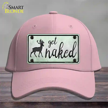 Get Naked Novelty License Plate Hat Cotton / Pink