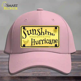 Sunshine With A Little Hurricane Novelty License Plate Hat Cotton / Pink