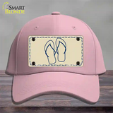 Flip Flops Novelty License Plate Hat Cotton / Pink