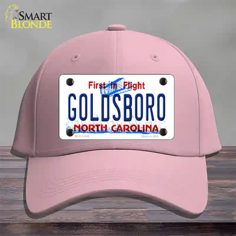 Goldsboro North Carolina Novelty License Plate Hat Cotton / Pink