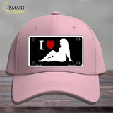 Full Figured Women Novelty License Plate Hat Cotton / Pink