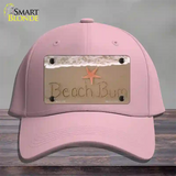 Beach Bum Novelty License Plate Hat Cotton / Pink