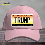 Trump Indiana Novelty License Plate Hat Cotton / Pink